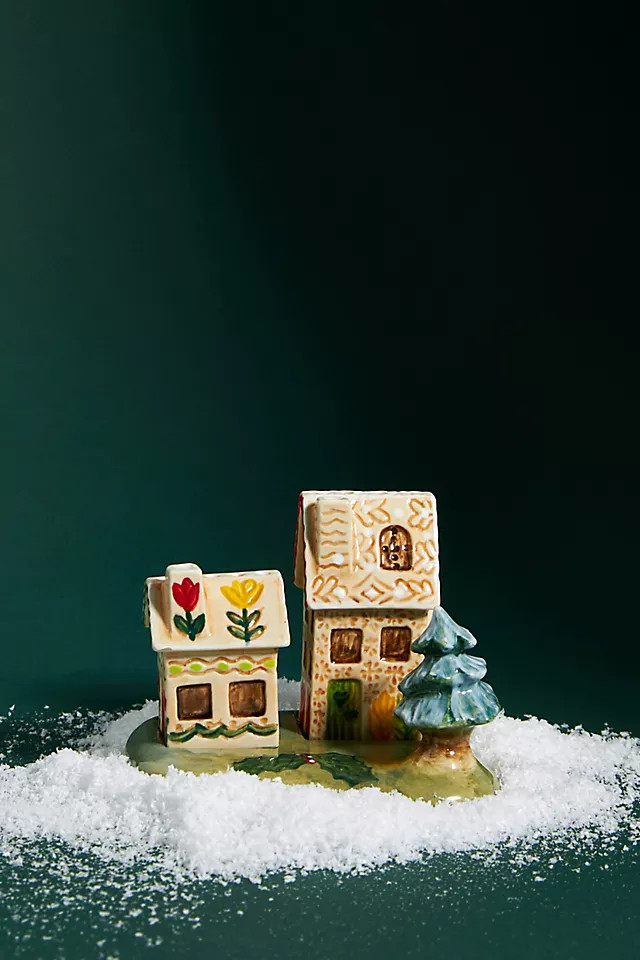 Nathalie Lete Cottage Salt & Pepper Shakers | Anthropologie (US)