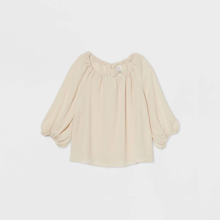 Women's Long Sleeve Chiffon Muse Blouse - A New Day™ | Target