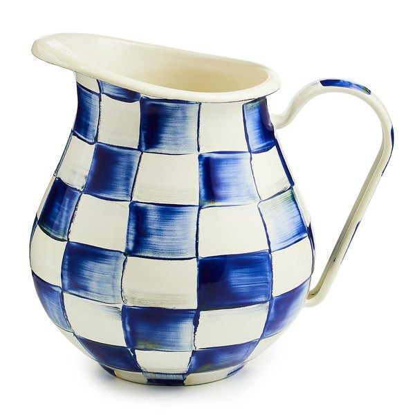 MacKenzie-Childs Royal Check Pitcher | MacKenzie-Childs