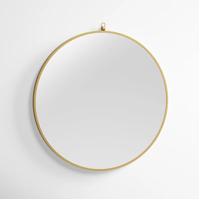 Cassie Round Metal Wall Mirror | Wayfair North America