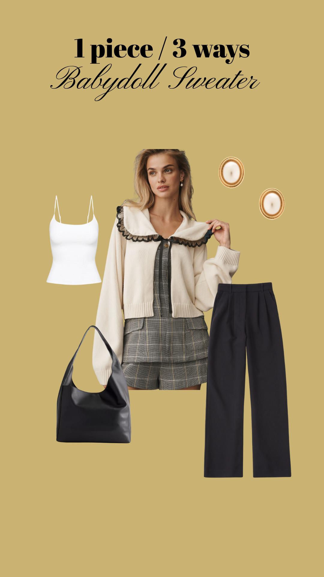 Look created around a Babydoll Sweater from Anthropologie - a great look for work! 

 #LTKWorkwear