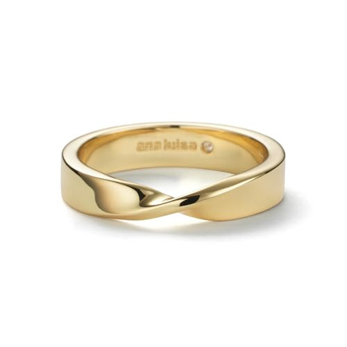 Ana Luisa Gold Rings for Women - Sterling Silver, 14K Gold Plated Rings for Women - Trendy Stacking Ring for Daily Wear - Twisted, Heart, Eternity Ring Styles - Hypoallergenic, Water-Resistant Jewelry | Amazon (US)