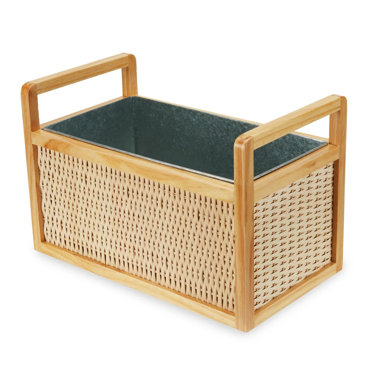Rattan & Wood Beverage Tub | Wayfair North America