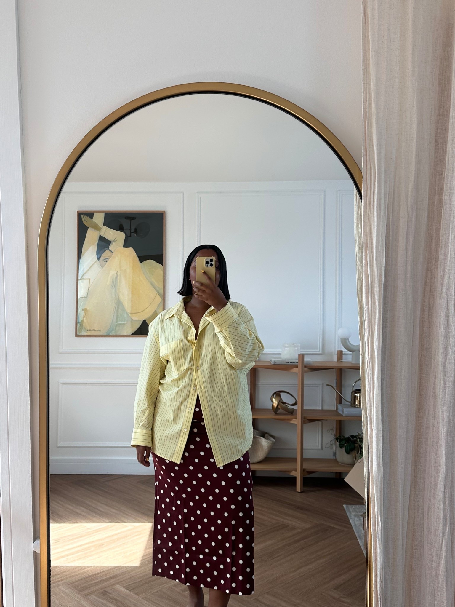WFH ootd 



Yellow stripe shirt, Zara, polka dot midi skirt, nobody’s child, wfh

#LTKmidsize #LTKsummer #LTKeurope