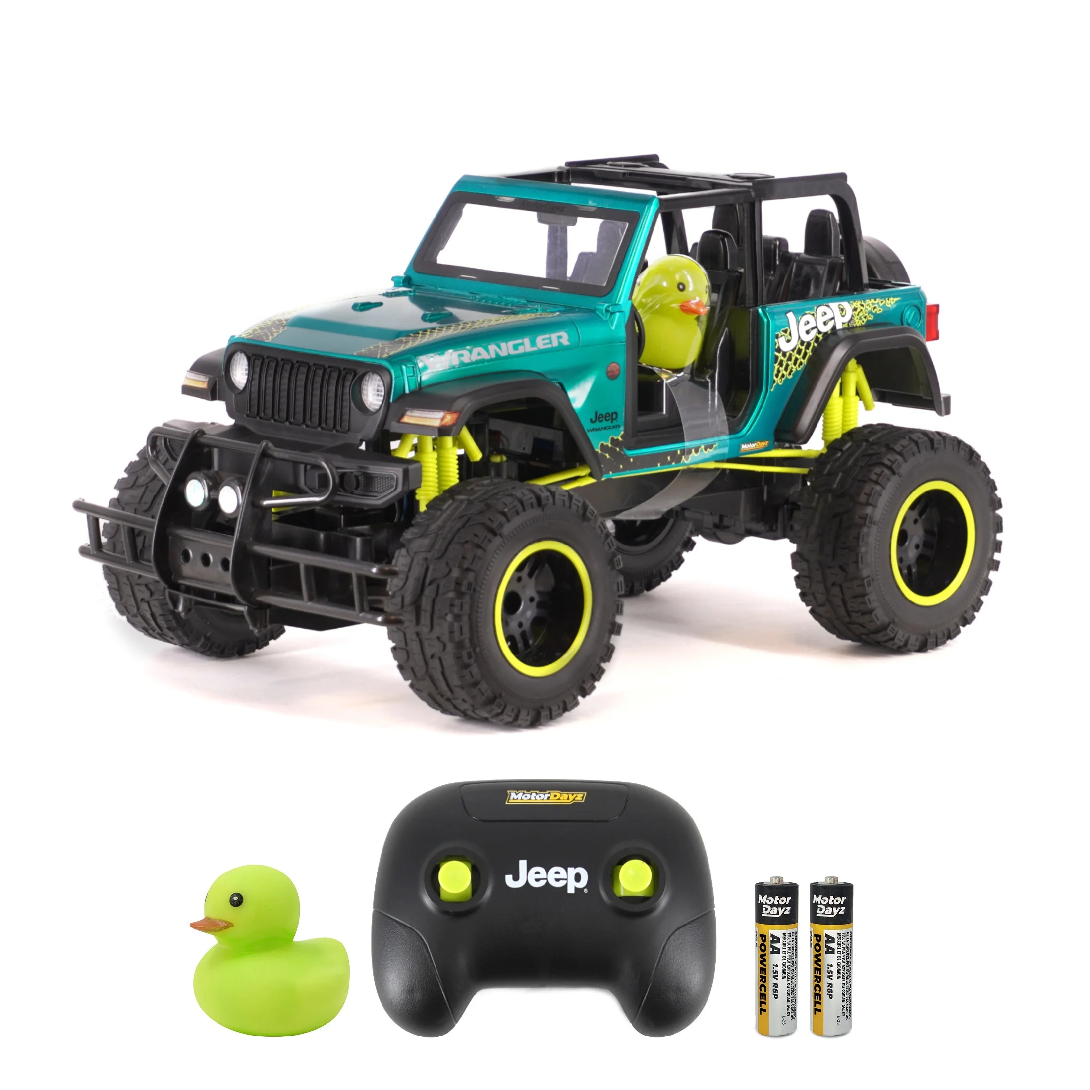 Motor Dayz (1:10) Duck, Duck Jeep Wrangler Remote Control Truck | Walmart (US)