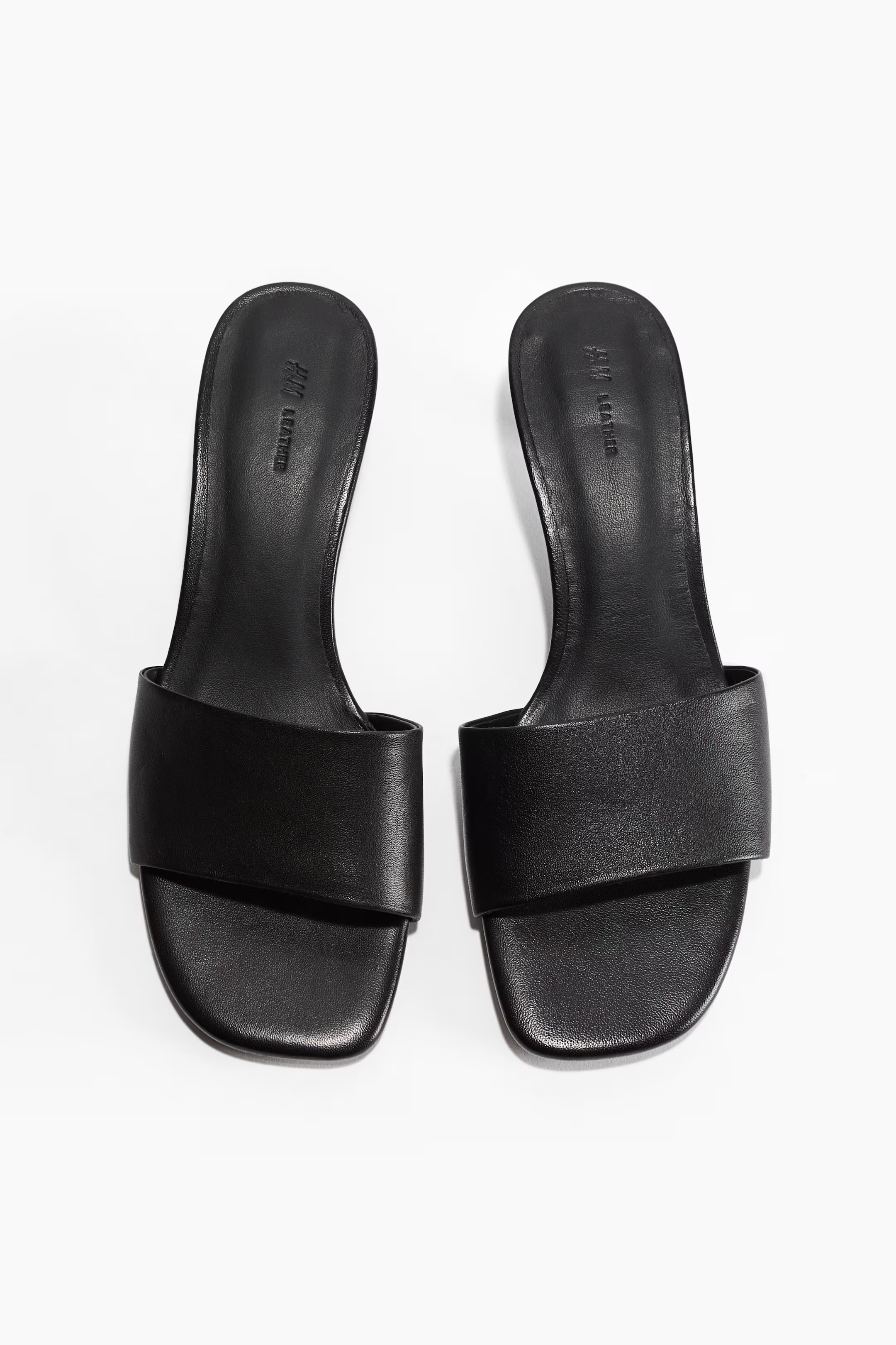 Kitten-heeled leather sandals | H&M (UK, MY, IN, SG, PH, TW, HK)