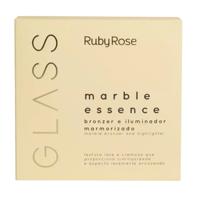 Bronzer e Iluminador Marmorizado Cor 1 - Ruby Rose
             - Marble Essence | Beleza Na Web (BR)