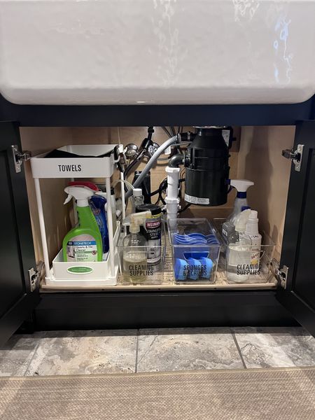 Under Sink Cabinet Organization and Water Protection

I listed everything I use to keep our kitchen island storage organized and safe from water leaks ❤️

rise + SHINE
Southworth Design 

#farmhousesink #kitchenisland #cabinetstorage #cabinetorganization #xtrememats #kohler #storagecontainers #clearbins #stackablebins #kitchenorganization

#LTKsalealert #LTKhome #LTKfindsunder50