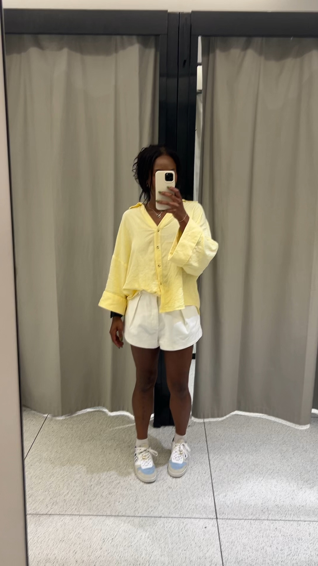 Summer outfit, butter yellow top, yellow top, linen top, linen button down, Zara linen, white shorts, Zara top, Zara shorts, beach outfit, casual outfit 

#LTKSeasonal #LTKStyleTip #LTKSummerEdit
