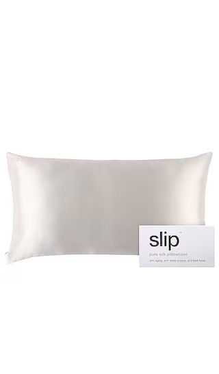 King Pure Silk Pillowcase in White | Revolve Clothing (Global)