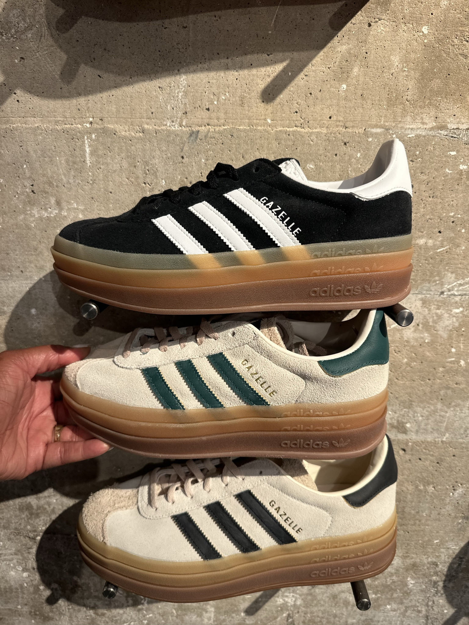 Classic never goes out of style — adidas Gazelle 🖤✨ 

for sizing: ftts | size 8 woman 

Disclaimer: Few left🙏🏾🥹 sharing lookalikes!

#outfitinspo #flyageless  #silverhair #pixiecut #shorthairstyle #midlife #fashionover40 #stylereel #LTKStyle #ootd #outfitcheck #outfitdetail #fitcheck #fashionover40 #casualchic #fashionreelcreator #silverhair #whattowearnow #greyhair #streetsyle #outiftinspo #casualchicstyle #LTKParty #LTKFashionFinds #AdidasGazelle #TimelessStyle #MidLife@50 #xoJalonda

#LTKStyleTip #LTKShoeCrush #LTKOver40