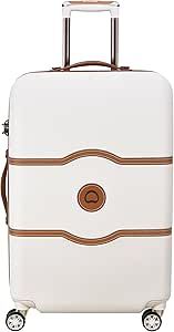DELSEY Paris Chatelet Air Hardside Luggage, Spinner Wheels, Champagne White, Checked-Medium 24 In... | Amazon (US)
