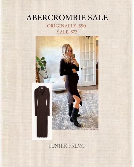 Abercrombie, dress, maternity, vacation outfit 