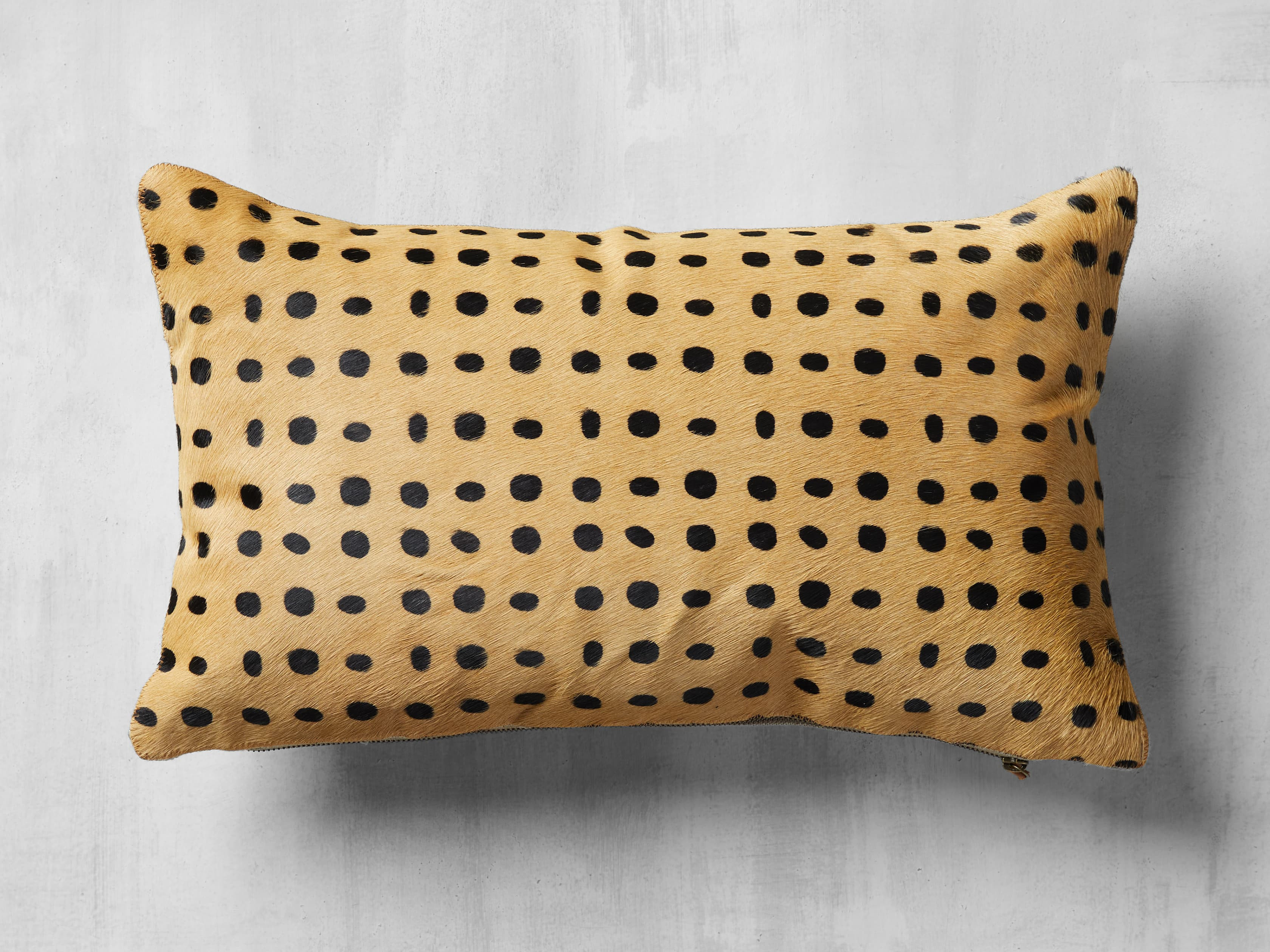 Dotted Hide Lumbar Pillow Cover | Arhaus