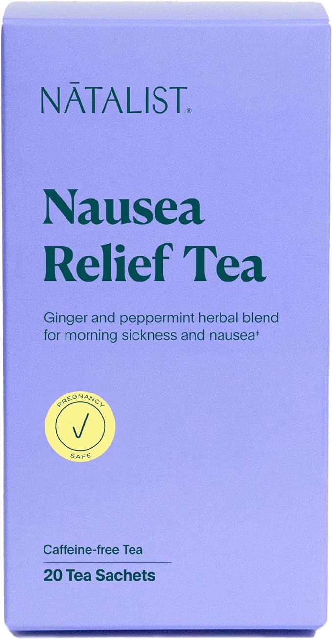 NATALIST Nausea Relief Tea Ease Pregnancy Morning Sickness Calming Plant-Based Comfort Blend for ... | Amazon (US)