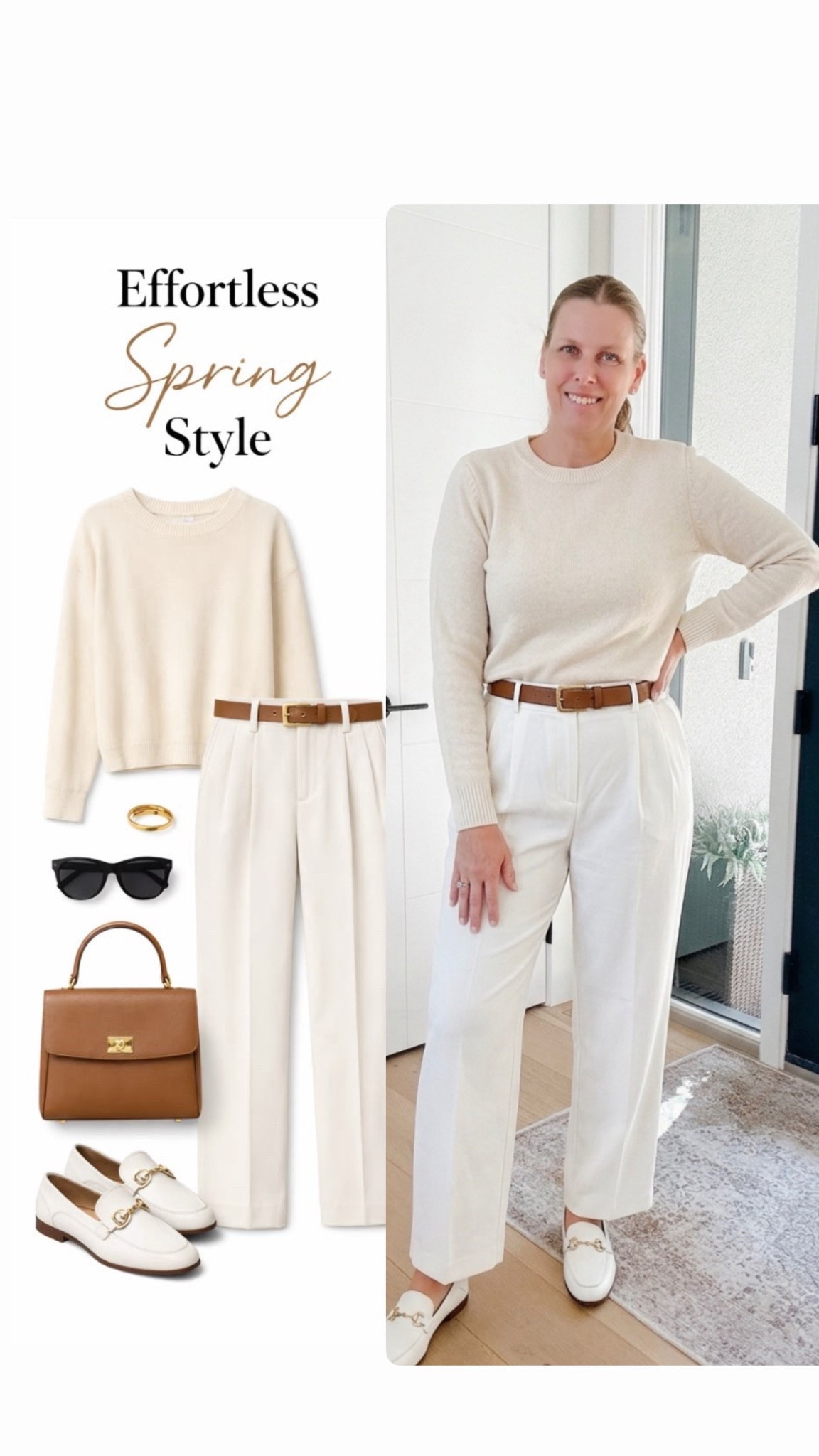 Spring chic with great neutrals

White pants outfit, minimalist outfit, spring chic, spring trends, style over 40, mom outfit, Italy outfit

#LTKootd #LTKActive #LTKTravel