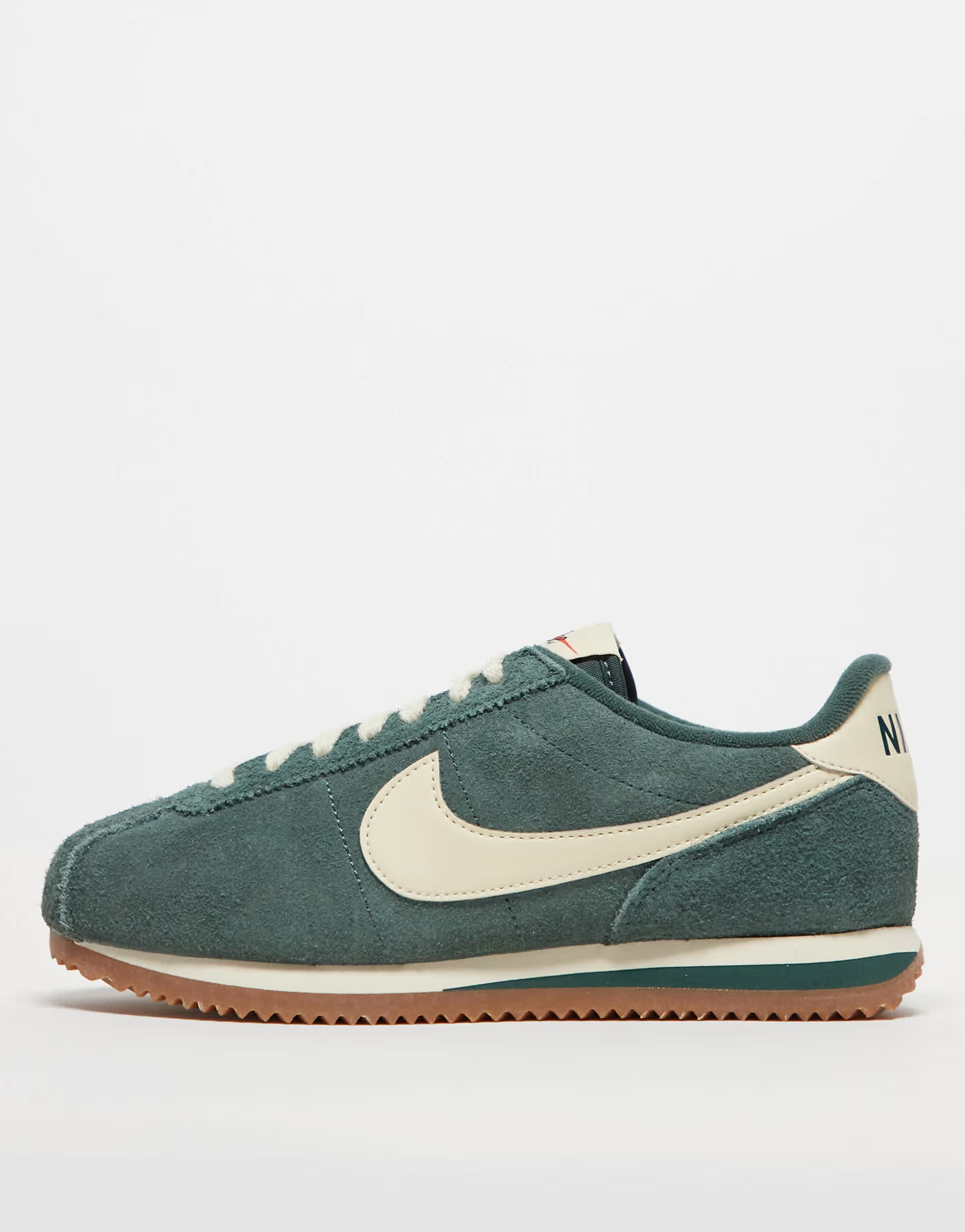 Nike Cortez Suede sneakers in green and white | ASOS | ASOS (Global)