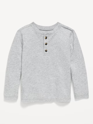 Long-Sleeve Henley T-Shirt for Toddler Boys | Old Navy (US)