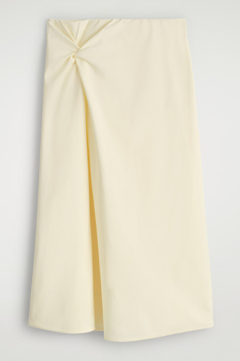 Twist-Detail Midi Skirt | COS (US)