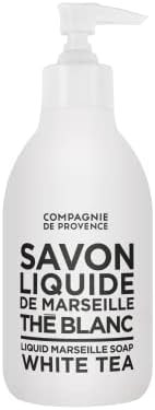Compagnie de Provence Savon de Marseille Liquid Soap - White Tea - 10 Fl Oz Glass Pump Bottle | Amazon (US)