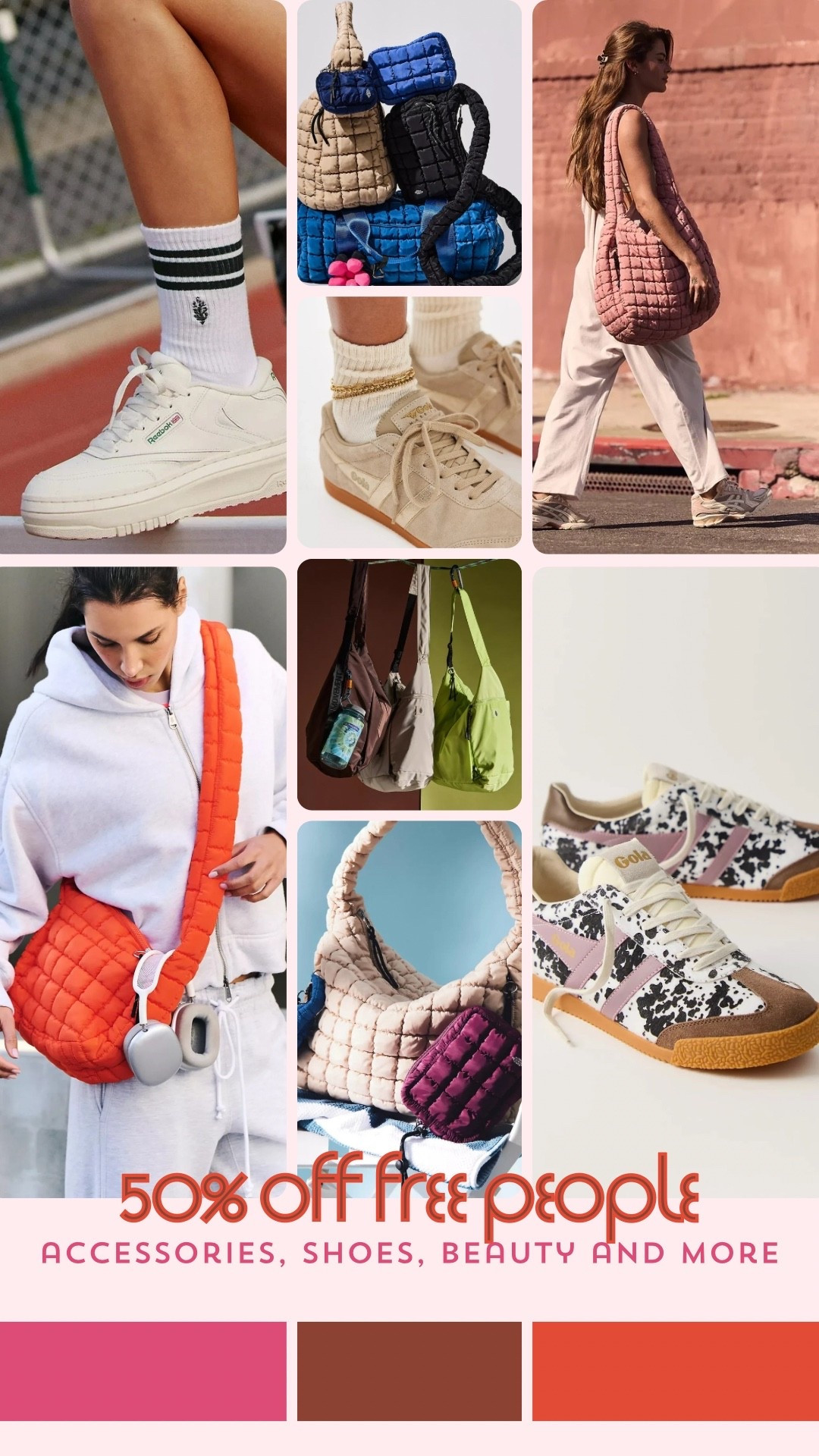 50% off shoes, sneaks and accessories at @freepeople •

#LTKSeasonal #LTKSaleAlert #LTKActive