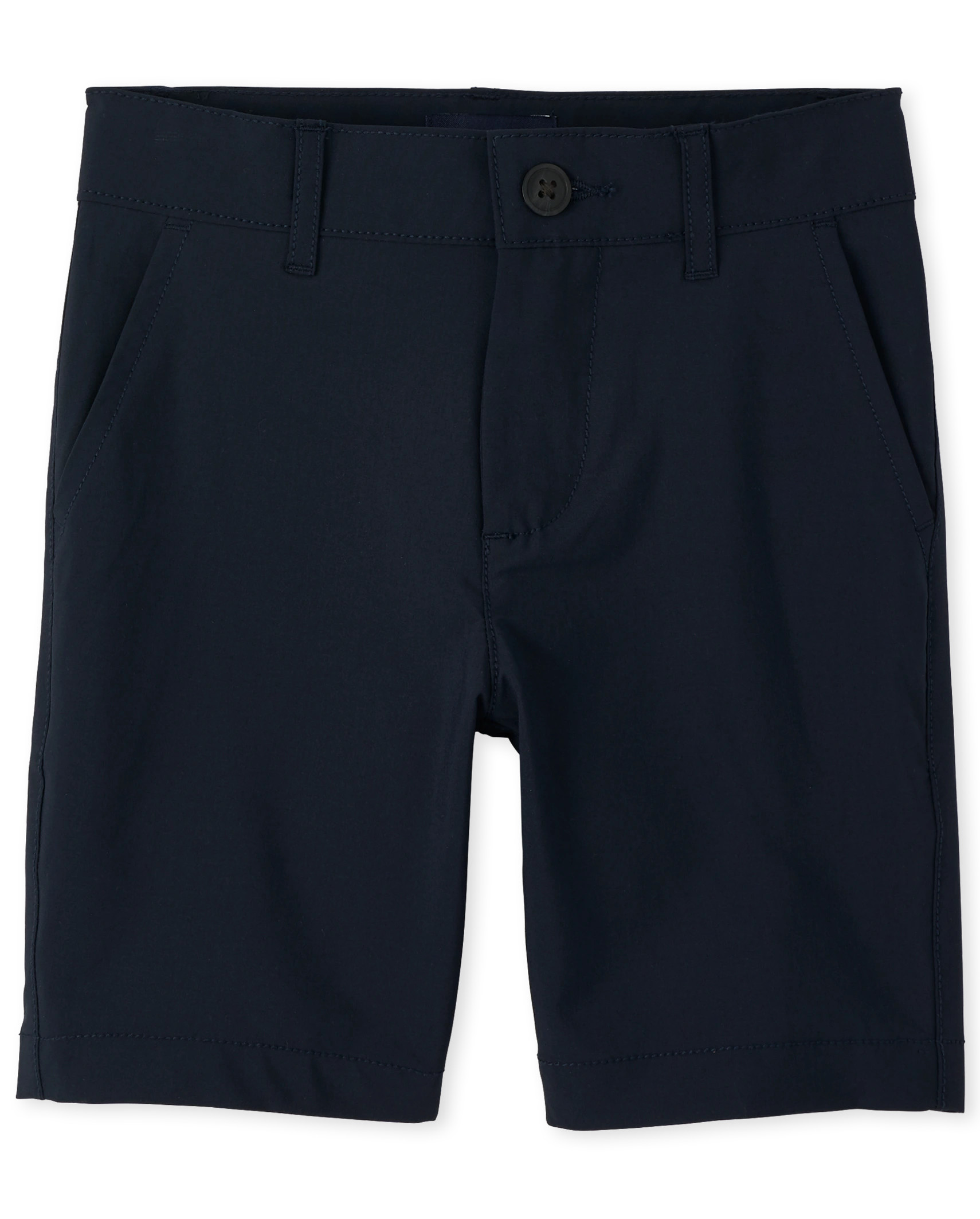 Boys Uniform Quick Dry Chino Shorts - new navy | The Children's Place
