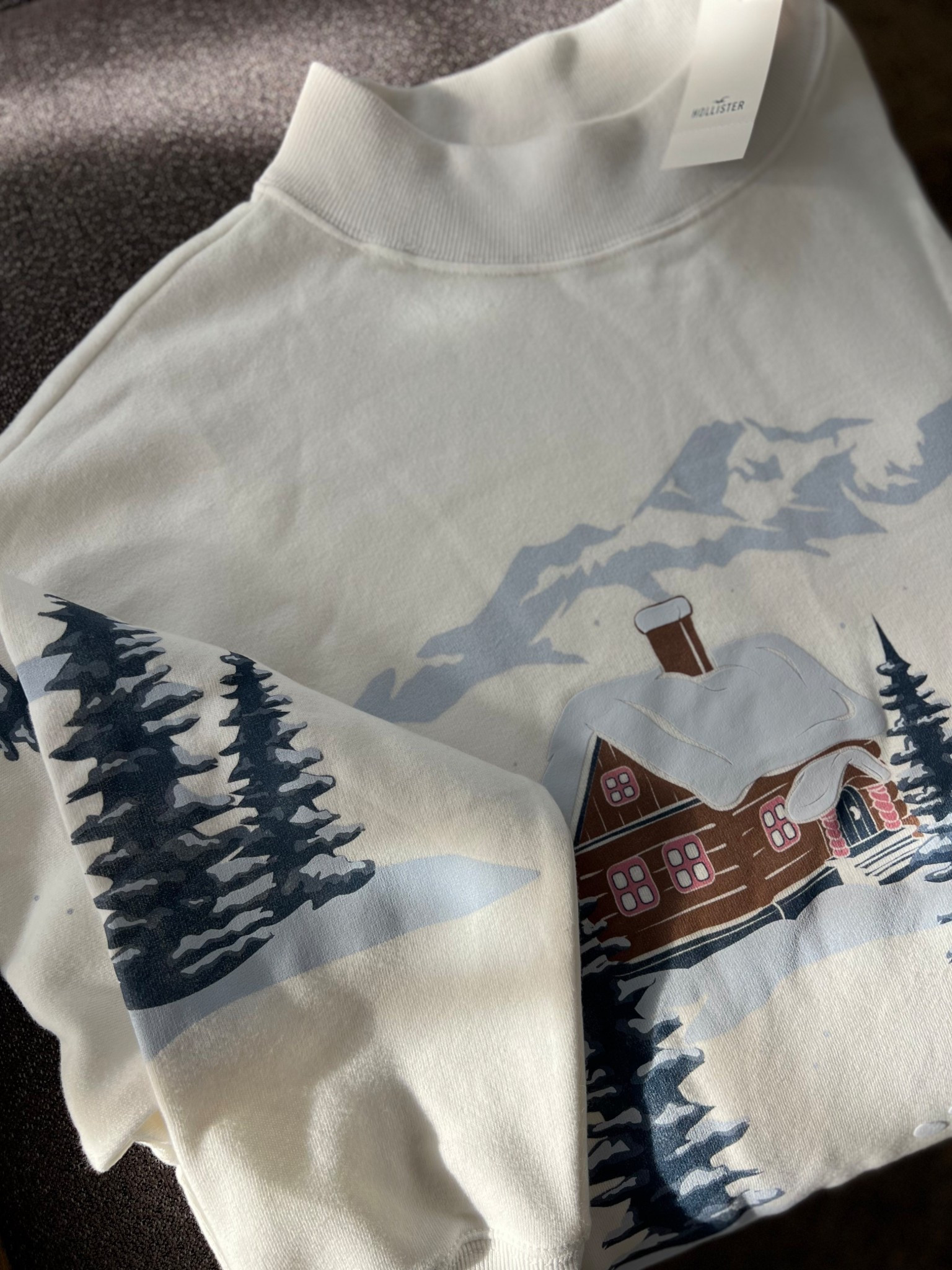 Another perfect find from Taylor_Hastings! 

I cannot get over this adorable winter scene printed on the sleeves and mock neck! ❄️

#LTKHoliday