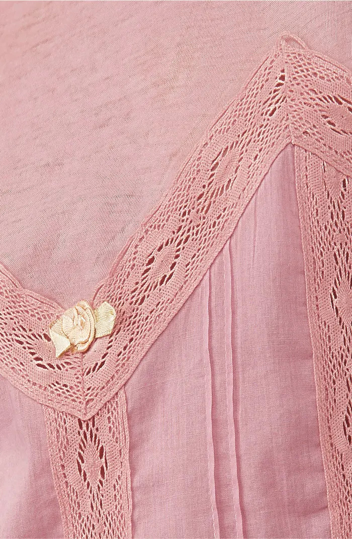 Fall in Love Lace Inset T-Shirt | Nordstrom