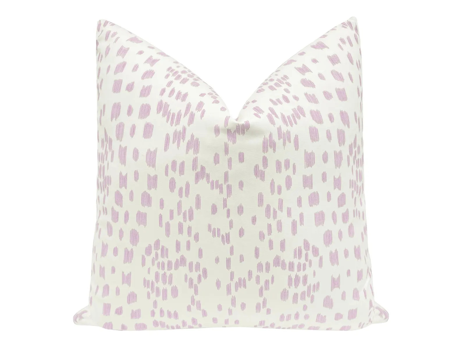 Brunschwig & Fils Les Touches // Lavender Pillow Purple Neutral Print Cotton Throw Pillow - Etsy | Etsy (US)