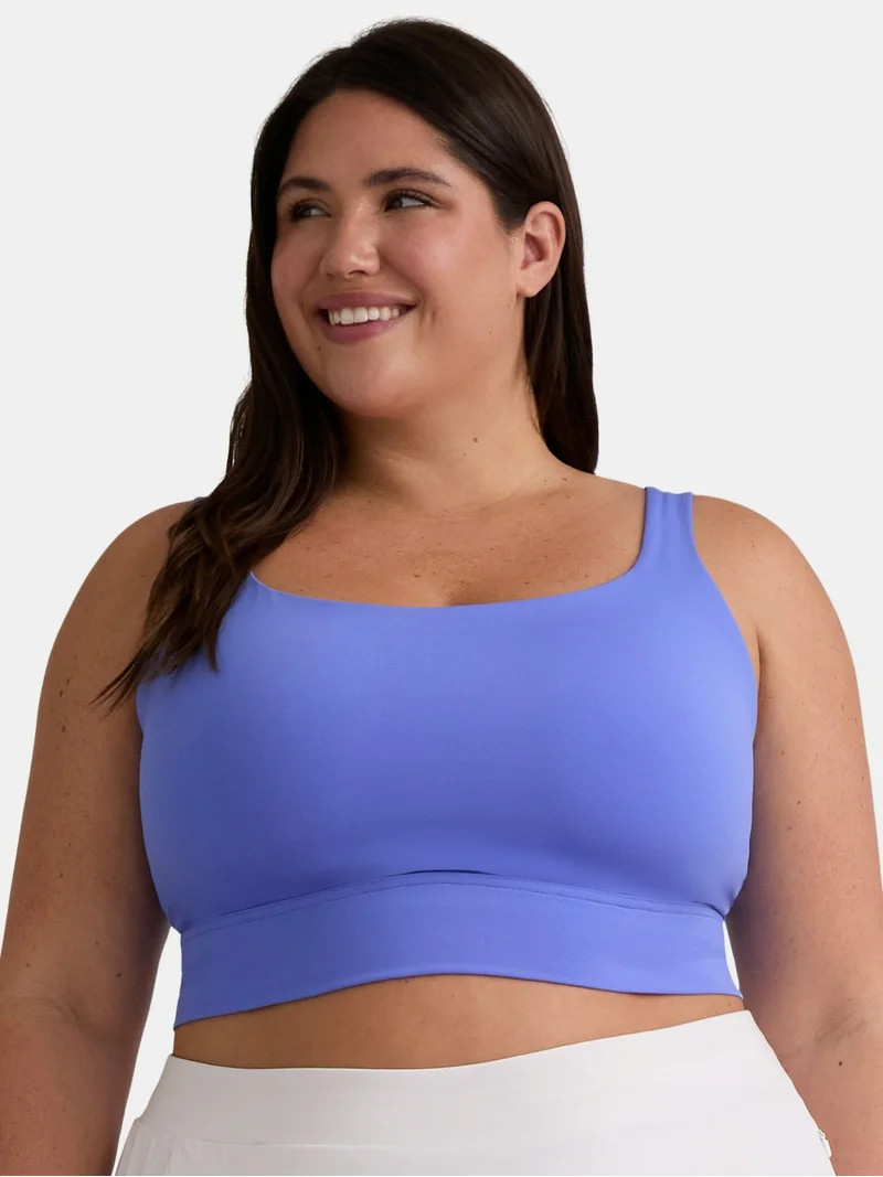 Avia Women's and Women's Plus Two-Strap High Impact Molded Cup Sports Bra, Sizes XS-4X | Walmart (US)