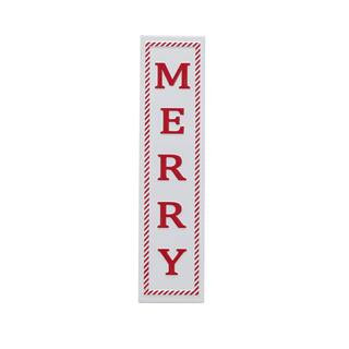 White & Red Merry Wall Sign by Ashland® | Michaels | Michaels Stores