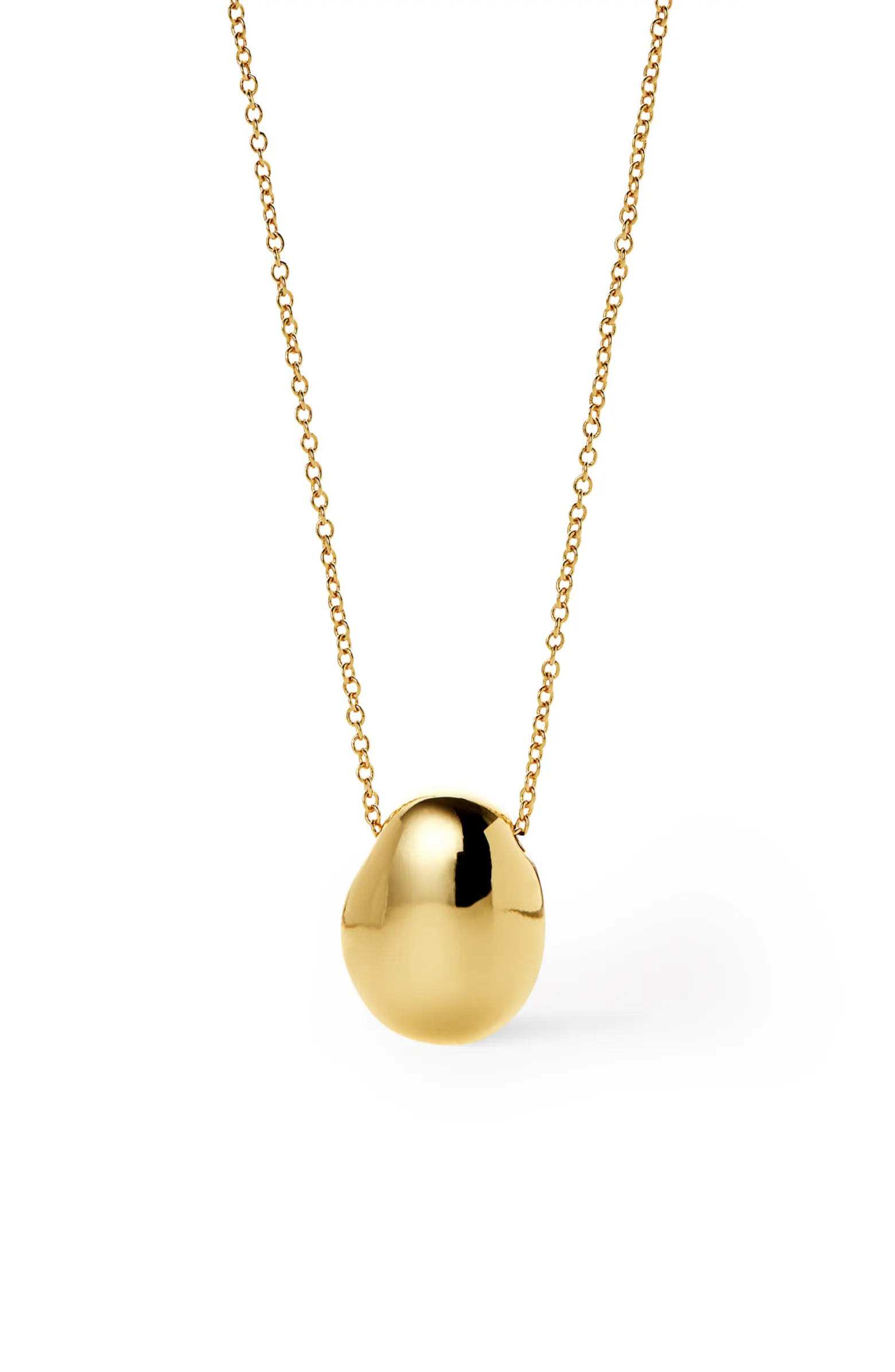 Gold Pendant Necklace - Pebble Mini | Nordstrom