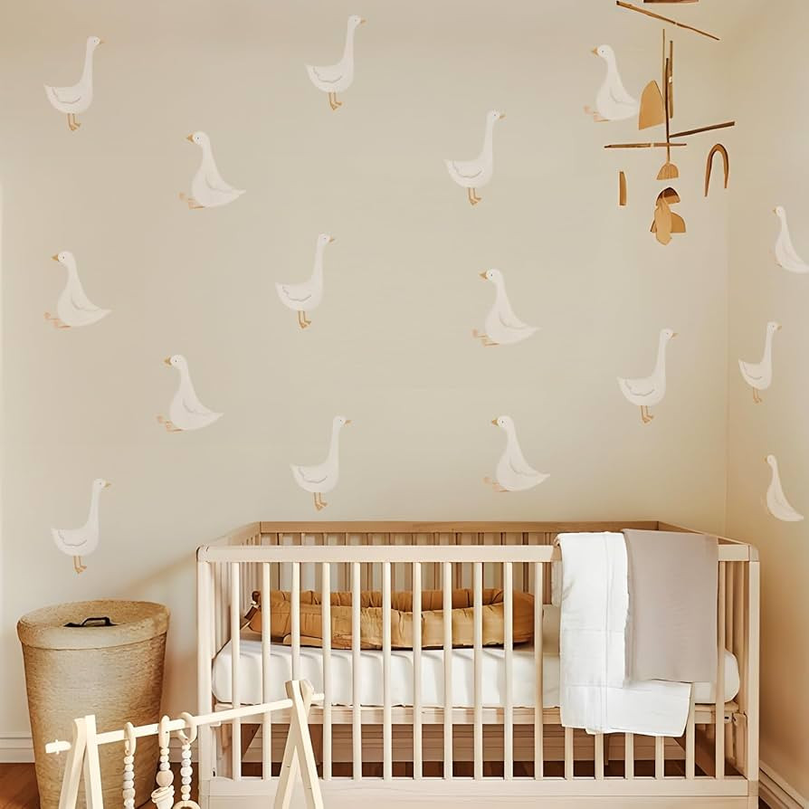 QUCHENG Boho Watercolor Nursery Wall Stickers Kid Room Wall Decals Removable DIY Decor PVC 4 Shee... | Amazon (US)