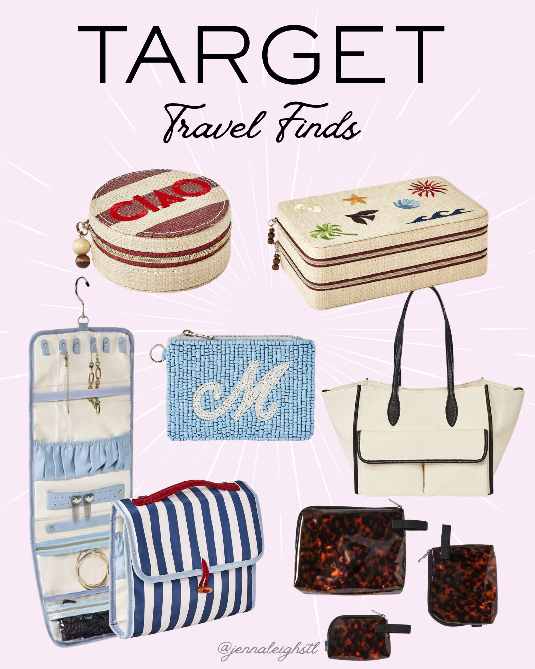 The cutest travel accessories from Target right now. So many fun finds that are perfect for vacations, road trips, flights, and staying organized in style. 

 #LTKselfcare #LTKBeauty #LTKTravel