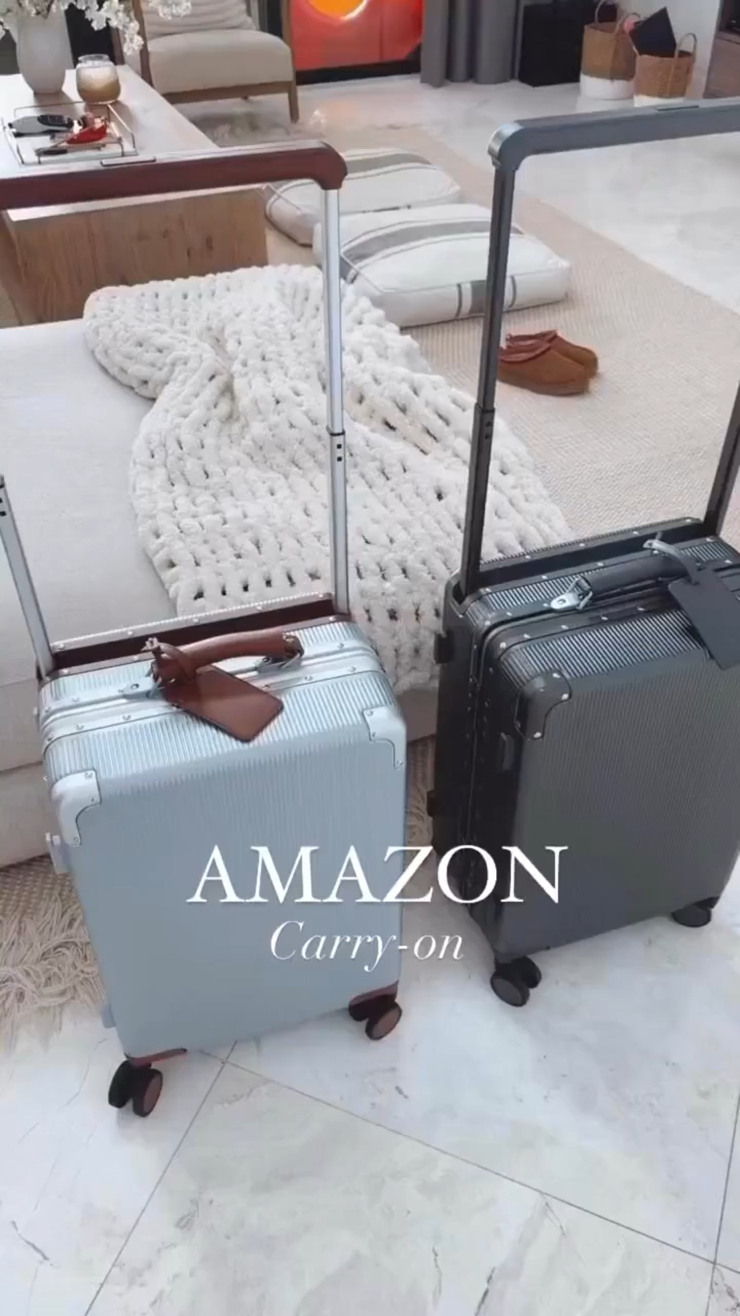 Amazon carry on that look sleek and beautiful 
They remind me of my rimowq travel bags 
Ours are size / 20 - carry on 
Travel essentials 
Travel must have 
Travel outfits


#LTKTravel #LTKSeasonal #LTKU