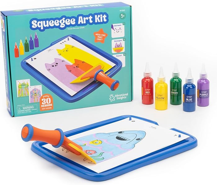Educational Insights Squeegee Art Kit - Painting Kit for Kids, Children's Painting Kits, Screen F... | Amazon (US)