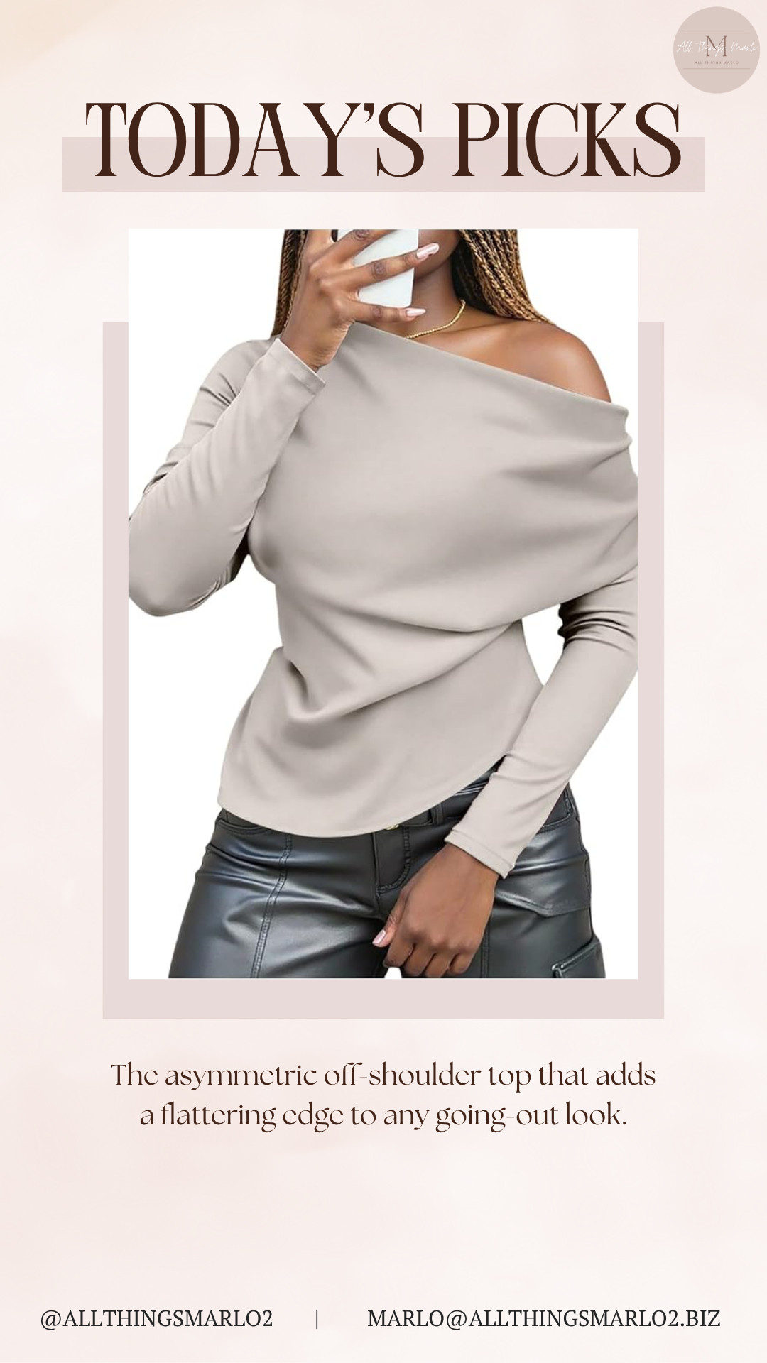 The asymmetric off-shoulder top that adds a flattering edge to any going-out look. 

 #LTKSeasonal #LTKWorkwear #LTKTravel