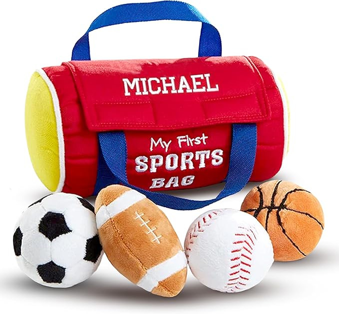 Personalized My First Sports Bag with Name, Embroidered Baby's Sports Bag for Baby boy & Girl, Cu... | Amazon (US)
