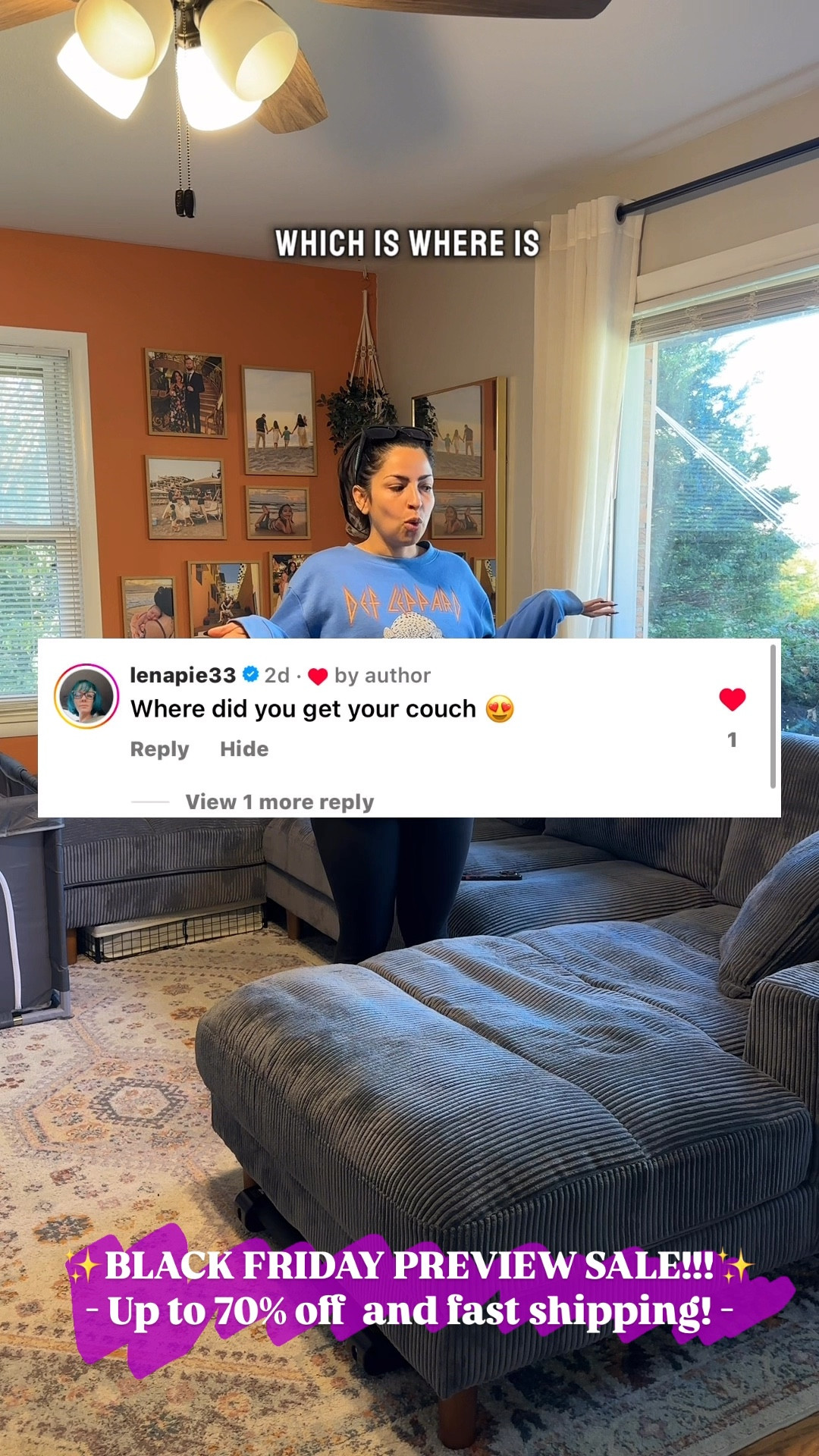 Wayfair is having their Black Friday Preview sale with living room seating up to 50% off and other items up to 70% off! This sale is huge! Make sure to check it out and know that you’ll get affordable, good quality items with fast shipping! 💜 @wayfair #Wayfair #ad #Wayfairpartner

#LTKVideo #LTKCyberWeek #LTKHome