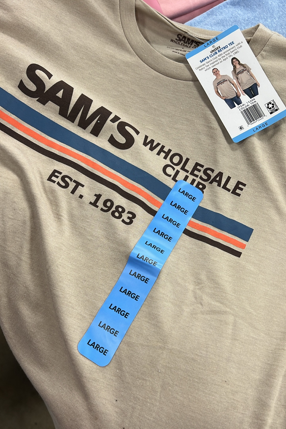 sams club tshirt 💙