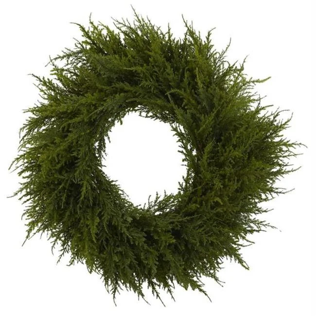 24&rdquo; Cedar Wreath | Walmart (US)