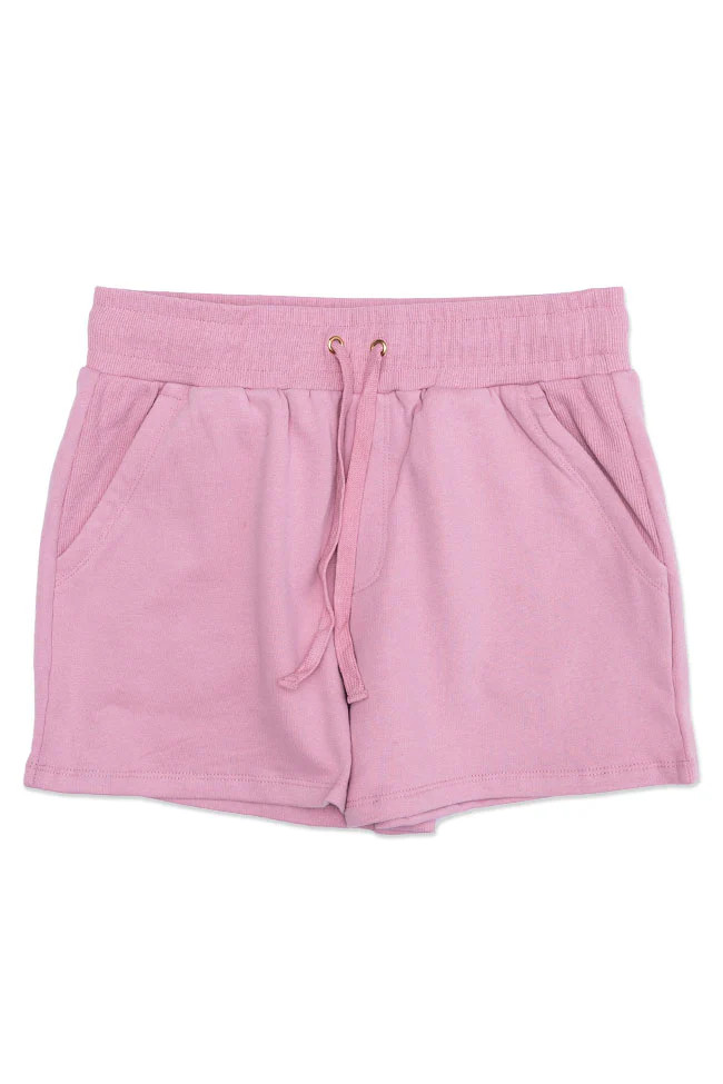 Infinite Heart Pink Lounge Shorts FINAL SALE | Pink Lily