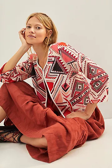 Abstract Quilted Jacket | Anthropologie (US)