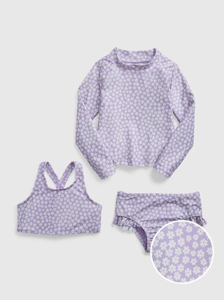 Toddler Recycled Rash Guard Swim Three-Piece | Gap (US)