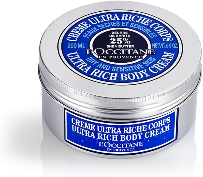 L’Occitane Shea Butter Ultra Rich Body Cream, Nourishing Moisturizer for Dry, Sensitive Skin, F... | Amazon (US)