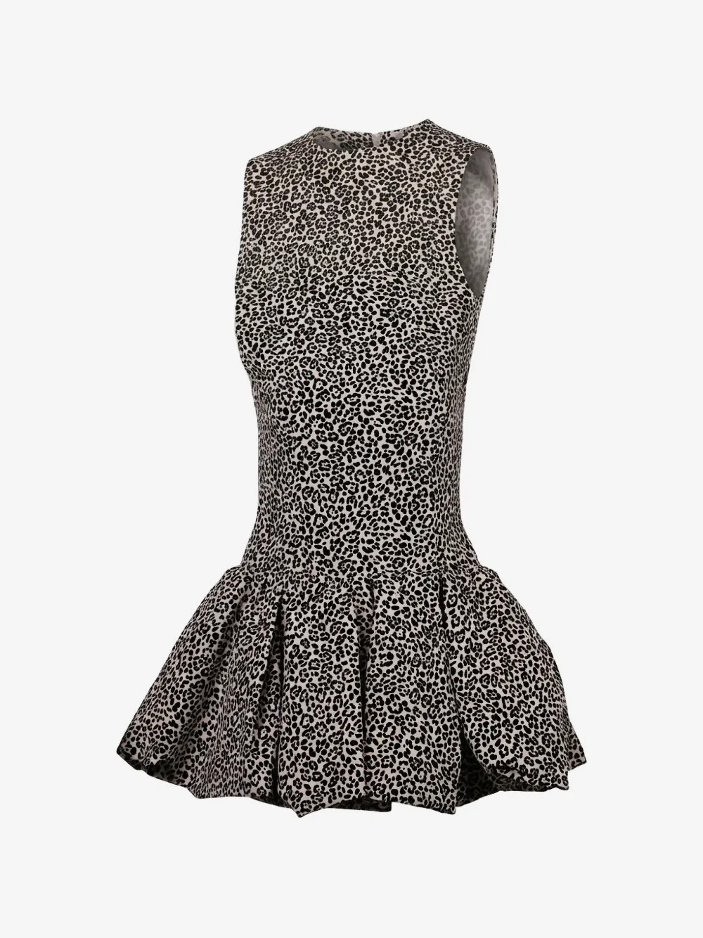 Valentino Garavani animal-print flared mini dress - Neutrals | Farfetch Global
