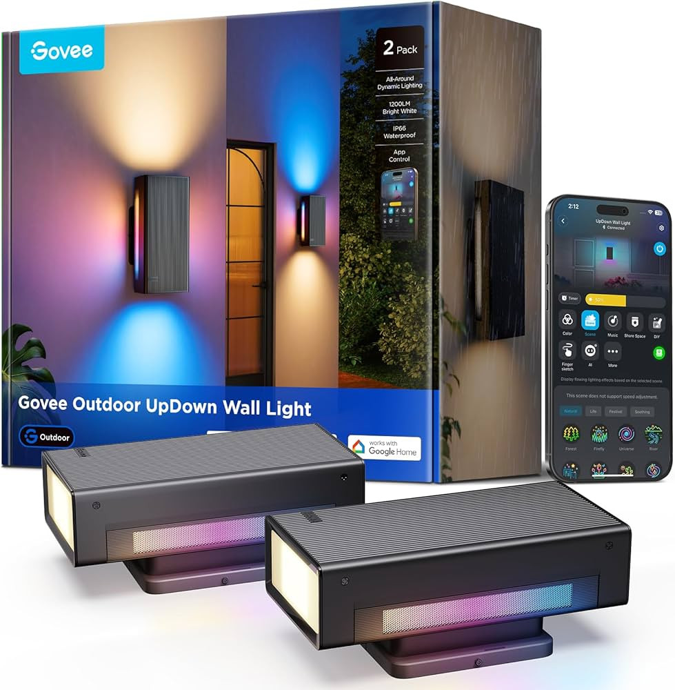 Govee Luces de pared para exteriores, paquete de 2 | Amazon (US)