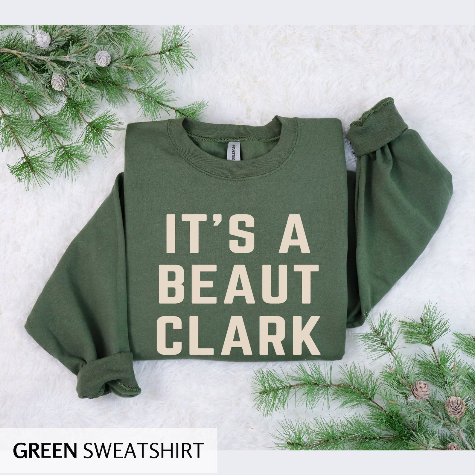 Its A Beaut Clark Christmas Sweatshirt, Funny Christmas Shirt for Women Merry Christmas Crewneck ... | Etsy (US)
