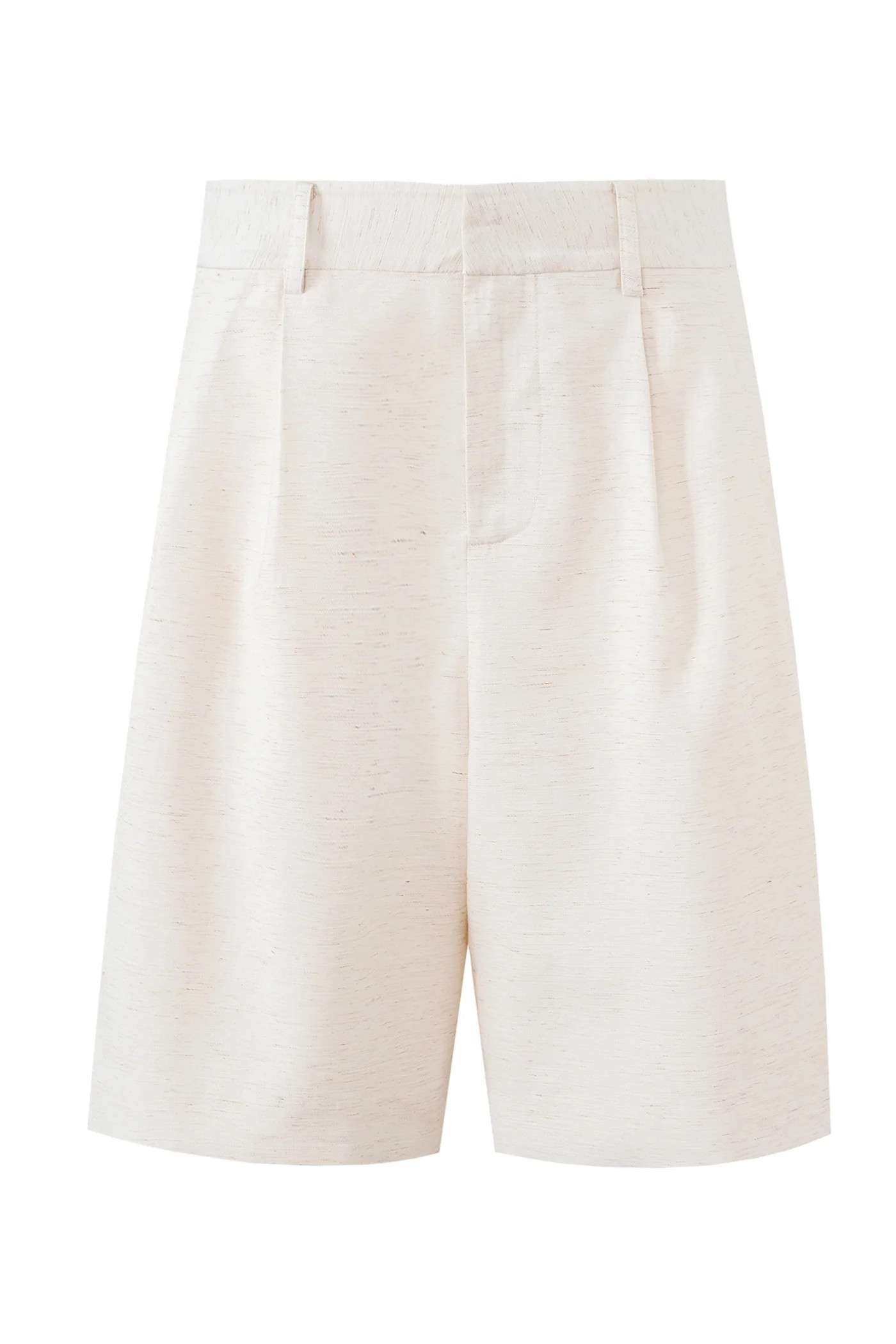 Loose-Fit Wide-Leg Knee-Length Shorts | SELFWHO
