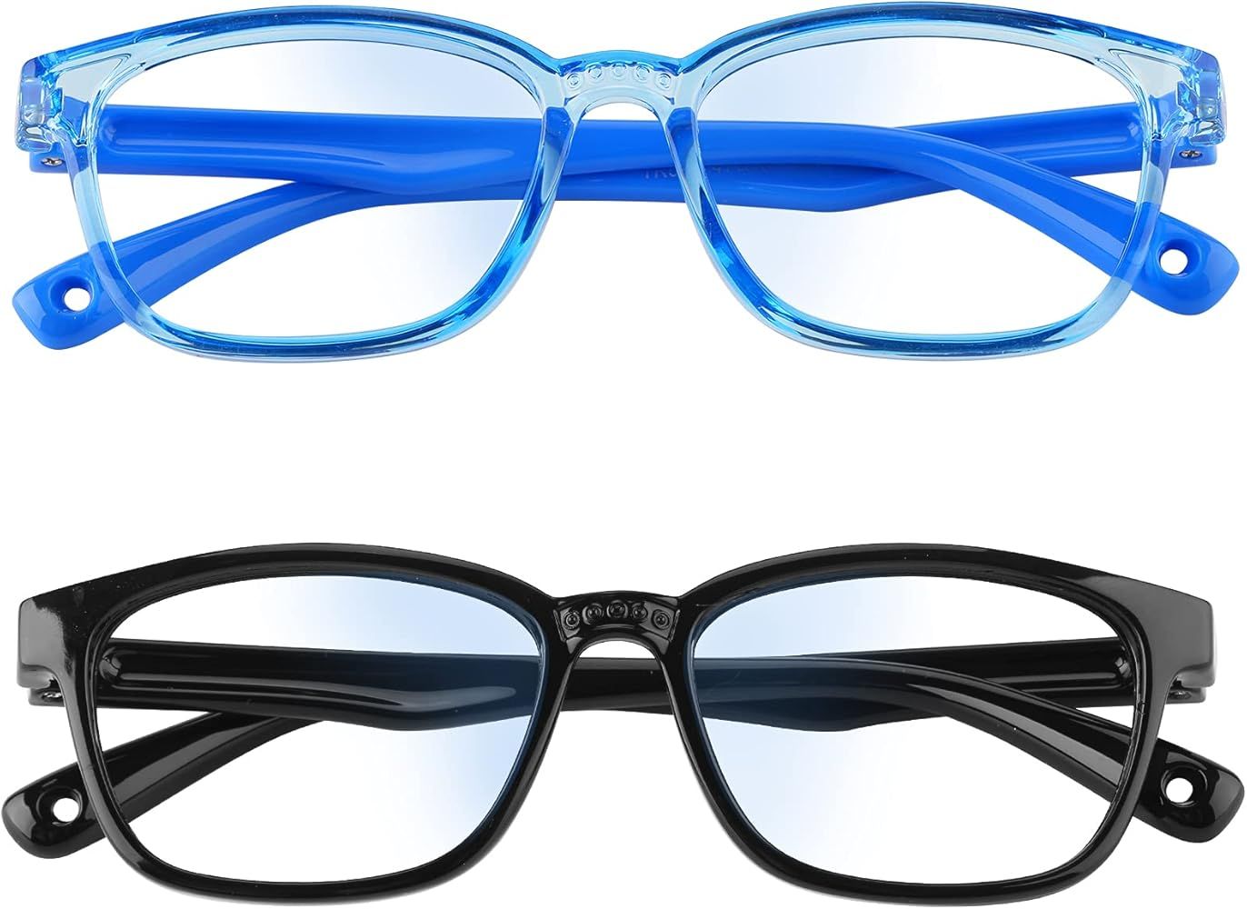 Konikit Kids Blue Light Blocking Glasses 2 Pack,Anti Eyestrain,Blu-ray Filter,Computer/Gaming/TV ... | Amazon (US)